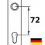 Profilzylinder 72mm +11decimal_point90 €